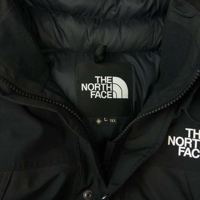 THE NORTH FACE ノースフェイス ND91930 MOUNTAIN DOWN JACKET GORE-TEX ゴアテックス マウンテン ダウン ジャケット ブラック系 L【中古】