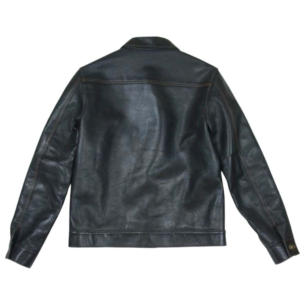 ワイツーレザー INDIGO HORSE 1st Type インディゴ ファースト ホースハイド Gジャン ブラック系 38【中古】