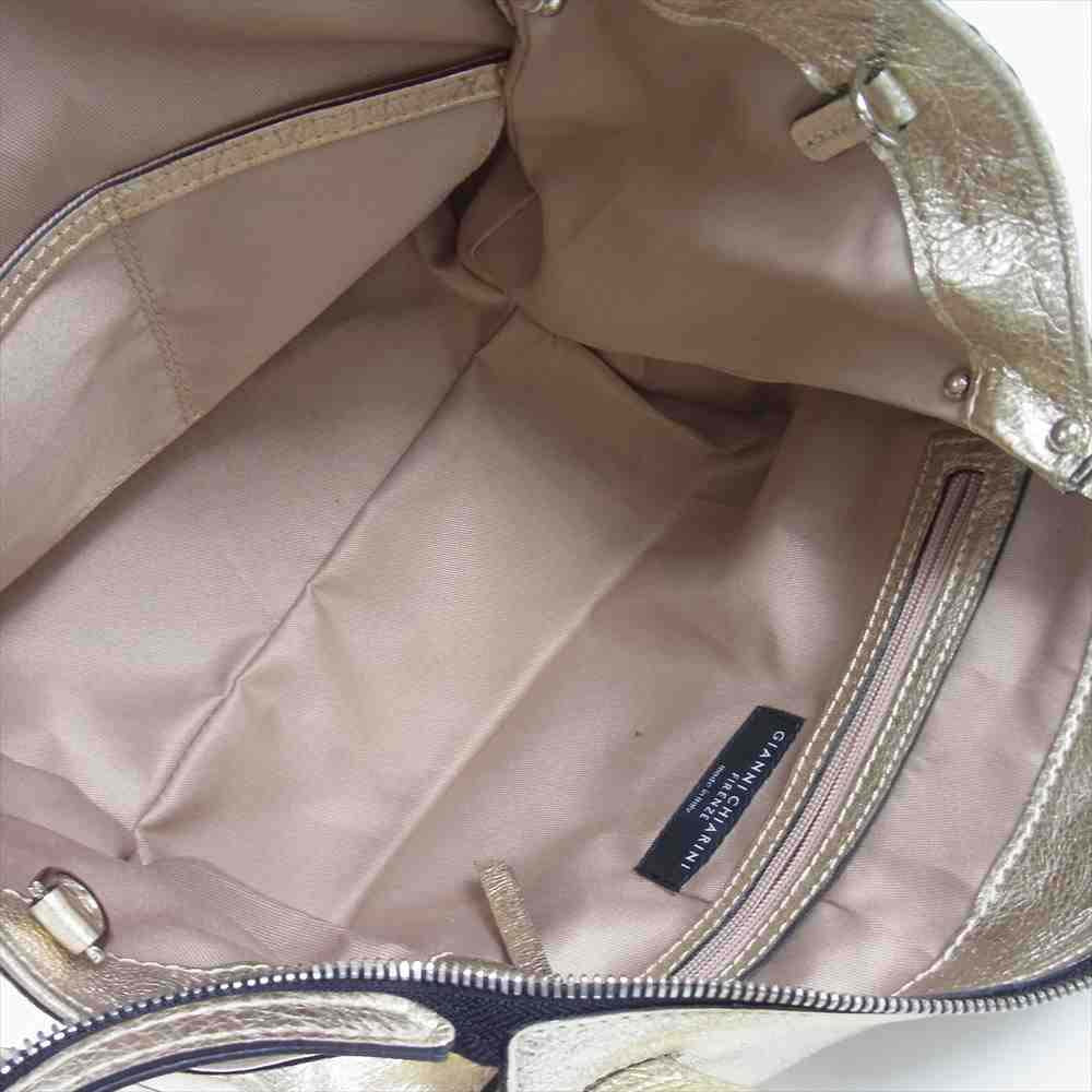ジャンニキリーニ ORIGAMI 2WAY M ショルダー バッグ ゴールド系【中古】