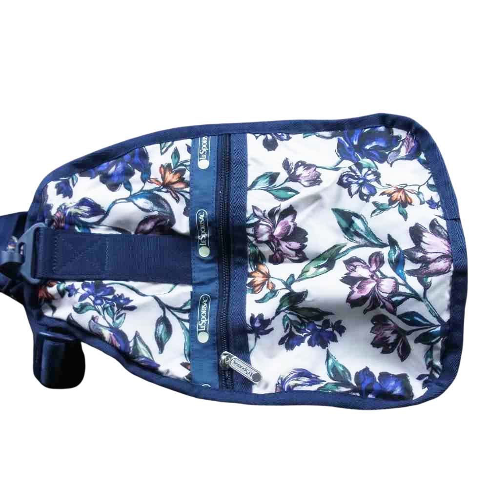 レスポートサック × 大草直子 フラワー ボストンバッグ ホワイト系【新古品】【未使用】【中古】