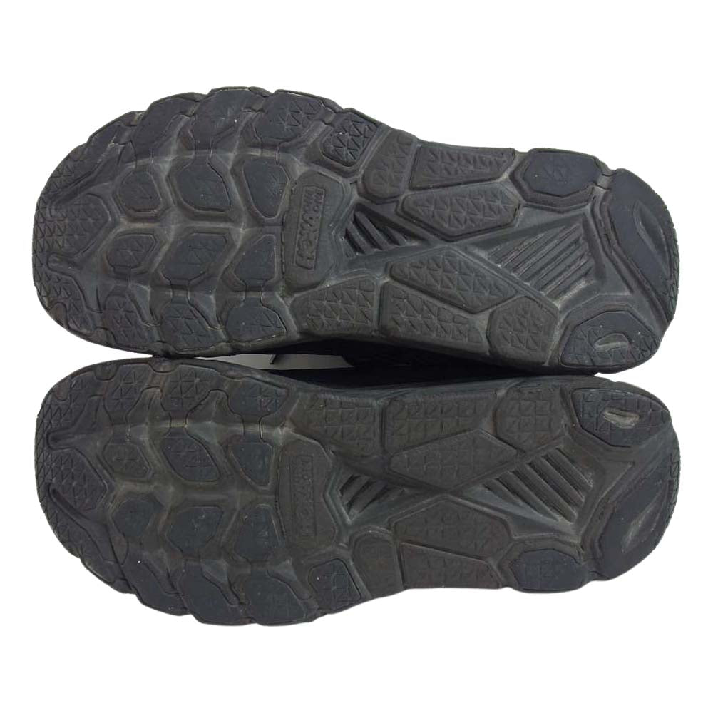 HOKA ONE ONE ホカ オネオネ F27220I M CLIFTON 7 クリフトン ローカット スニーカー ブラック系 25.5㎝【中古】