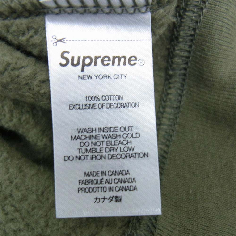 Supreme シュプリーム 21AW WTAPS Sic'em! Hooded Sweatshirt ダブルタップス フーデッド スウェットシャツ プルオーバー パーカー カーキ系 M【新古品】【未使用】【中古】