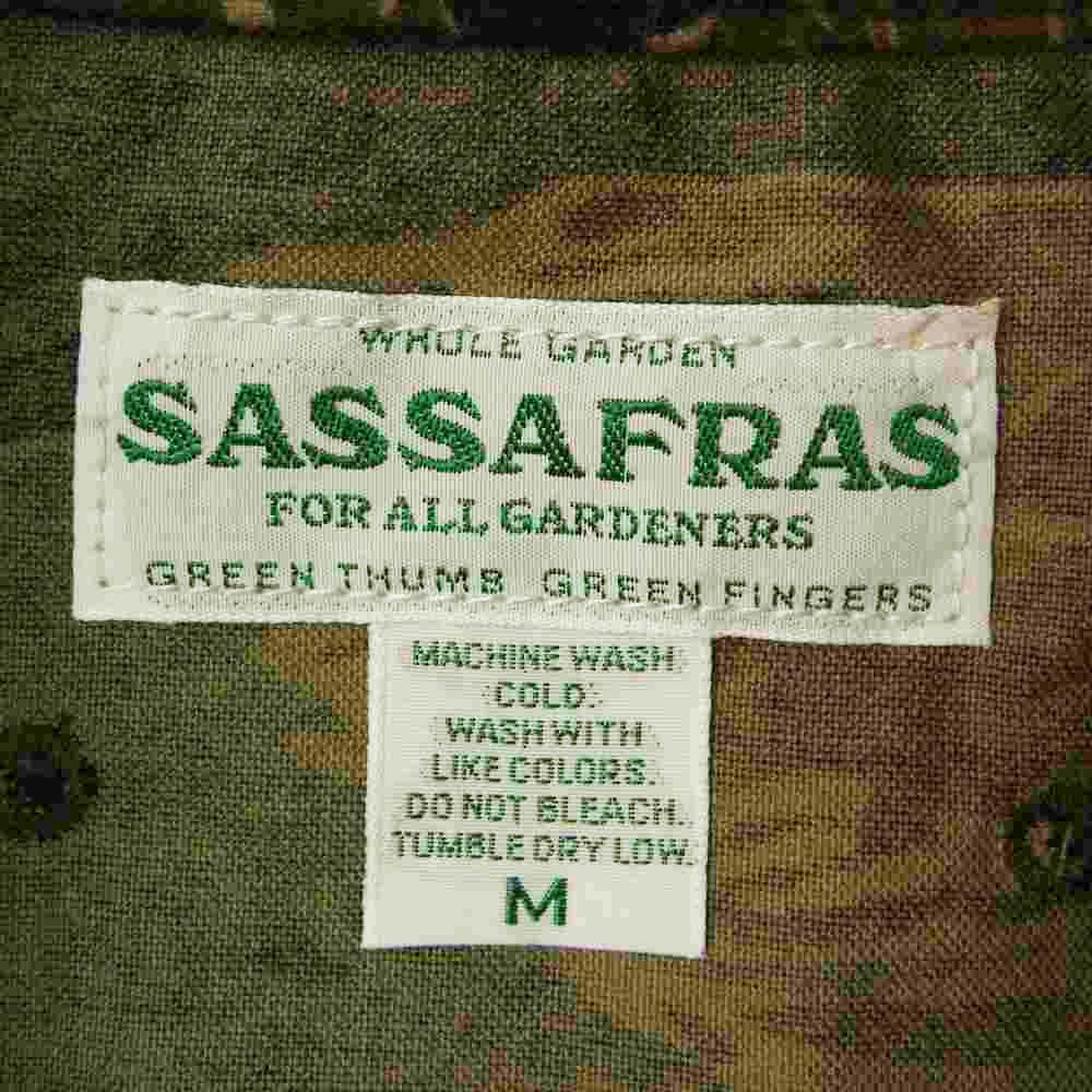 SASAFRAS ササフラス SF-201721 Green Thumb Shirt グリーン サム シャツ カーキ系 M【新古品】【未使用】【中古】