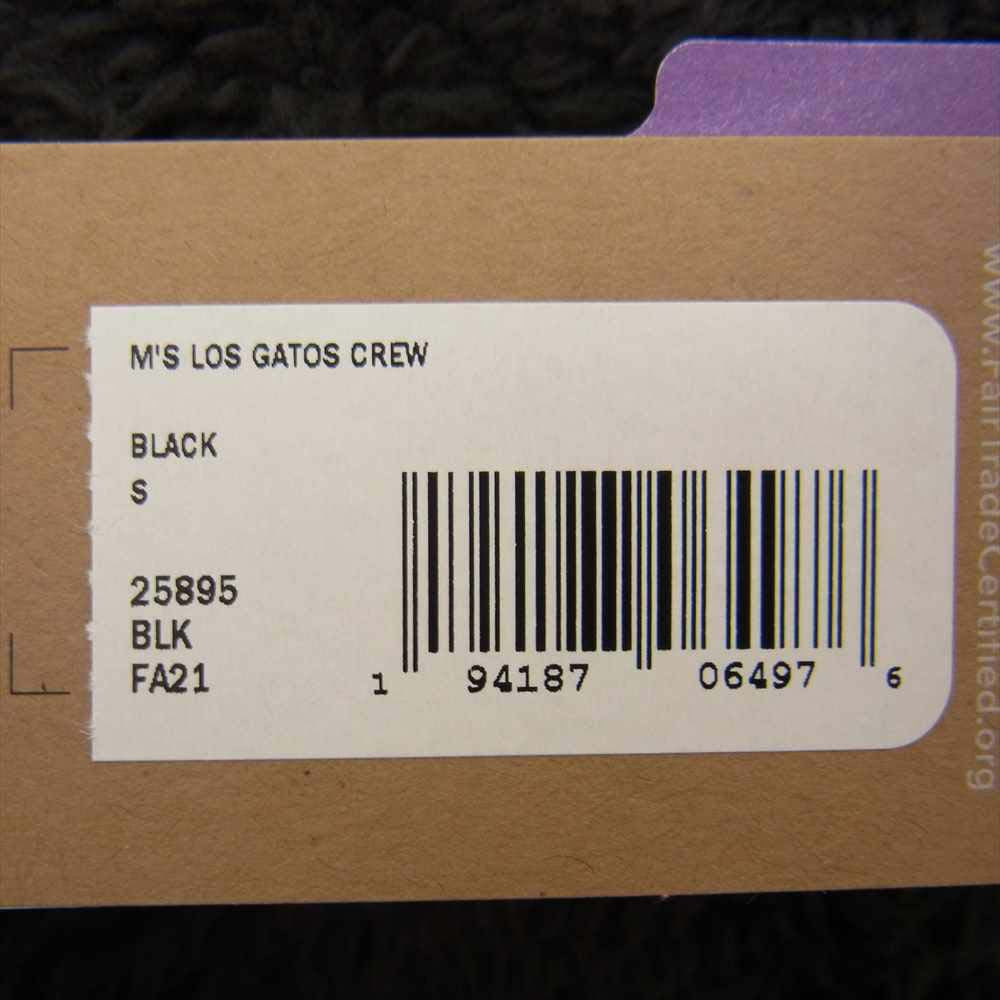 patagonia パタゴニア 21AW 25895 Los Gatos Fleece Crew ロス ガトス フリース クルーネック BLACK S ブラック系 S【新古品】【未使用】【中古】