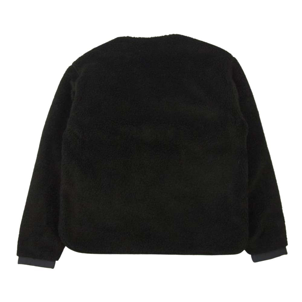 SASAFRAS ササフラス SF-191519 Crazy Gardener Jacket Nylon Quilt Taffeta Boa クレイジー ガーデナー ジャケット ナイロンタフタ ボア ブラック系 S【新古品】【未使用】【中古】