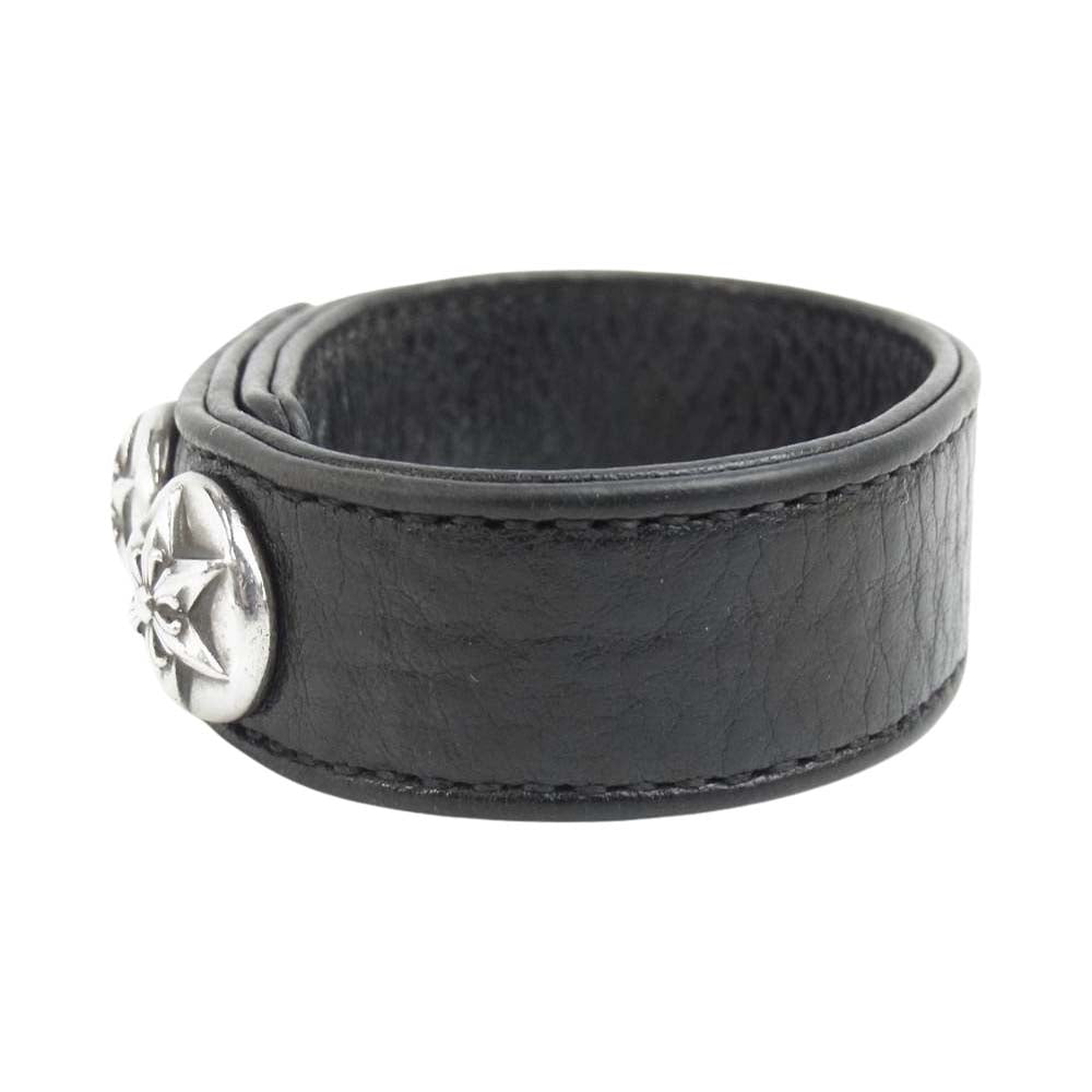CHROME HEARTS クロムハーツ（原本無） 3BTN 2SNAP STAR スター スナップ ブレスレット【中古】