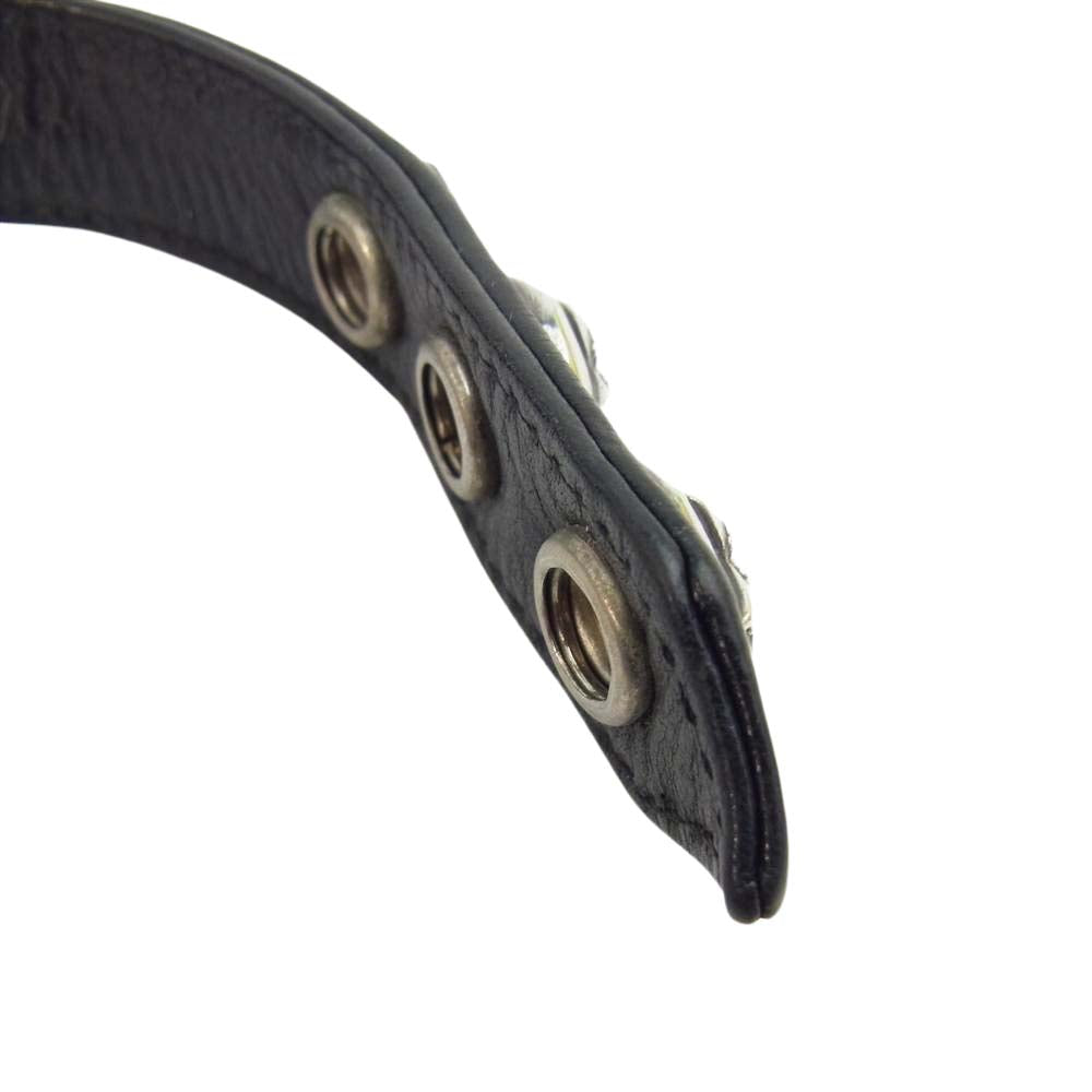 CHROME HEARTS クロムハーツ（原本無） 3BTN 2SNAP STAR スター スナップ ブレスレット【中古】