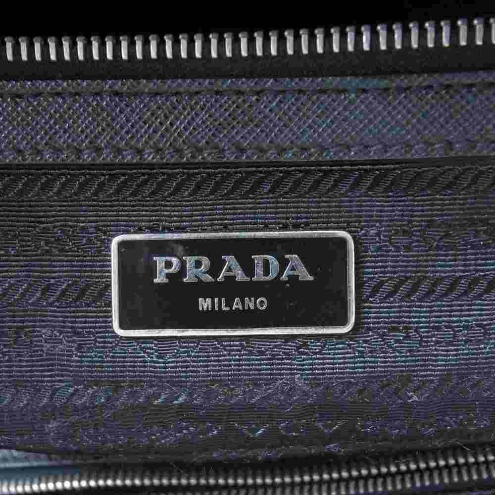 PRADA プラダ サフィアーノ ブリーフケース バッグ ブラック系【中古】