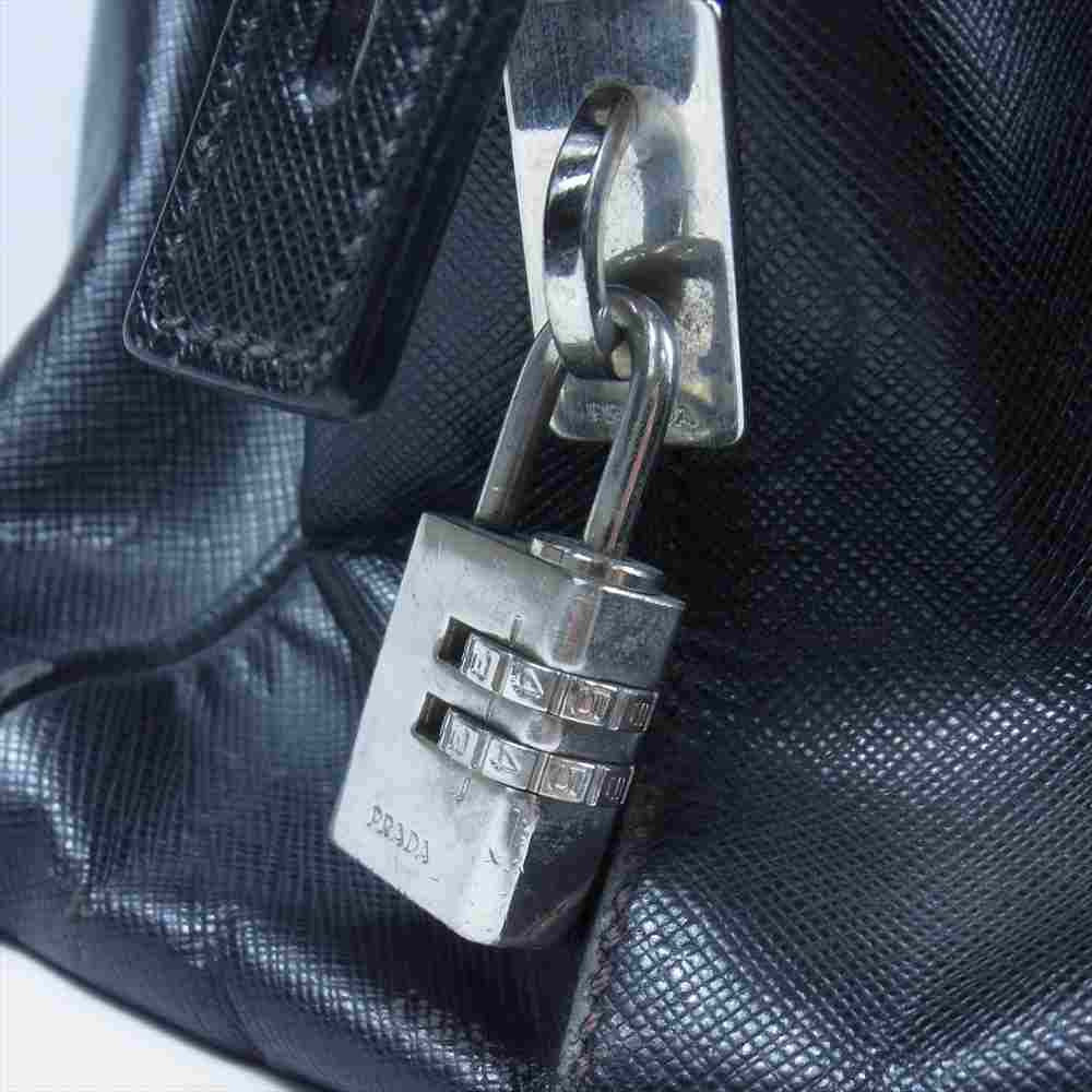 PRADA プラダ サフィアーノ ブリーフケース バッグ ブラック系【中古】