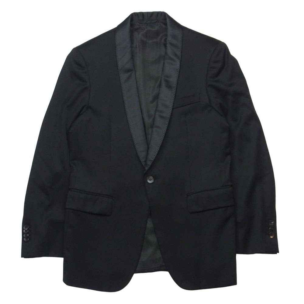 theory セオリー 02-7404004 ラペル 切替 1B タキシード ジャケット 中国製 ブラック系 36【中古】