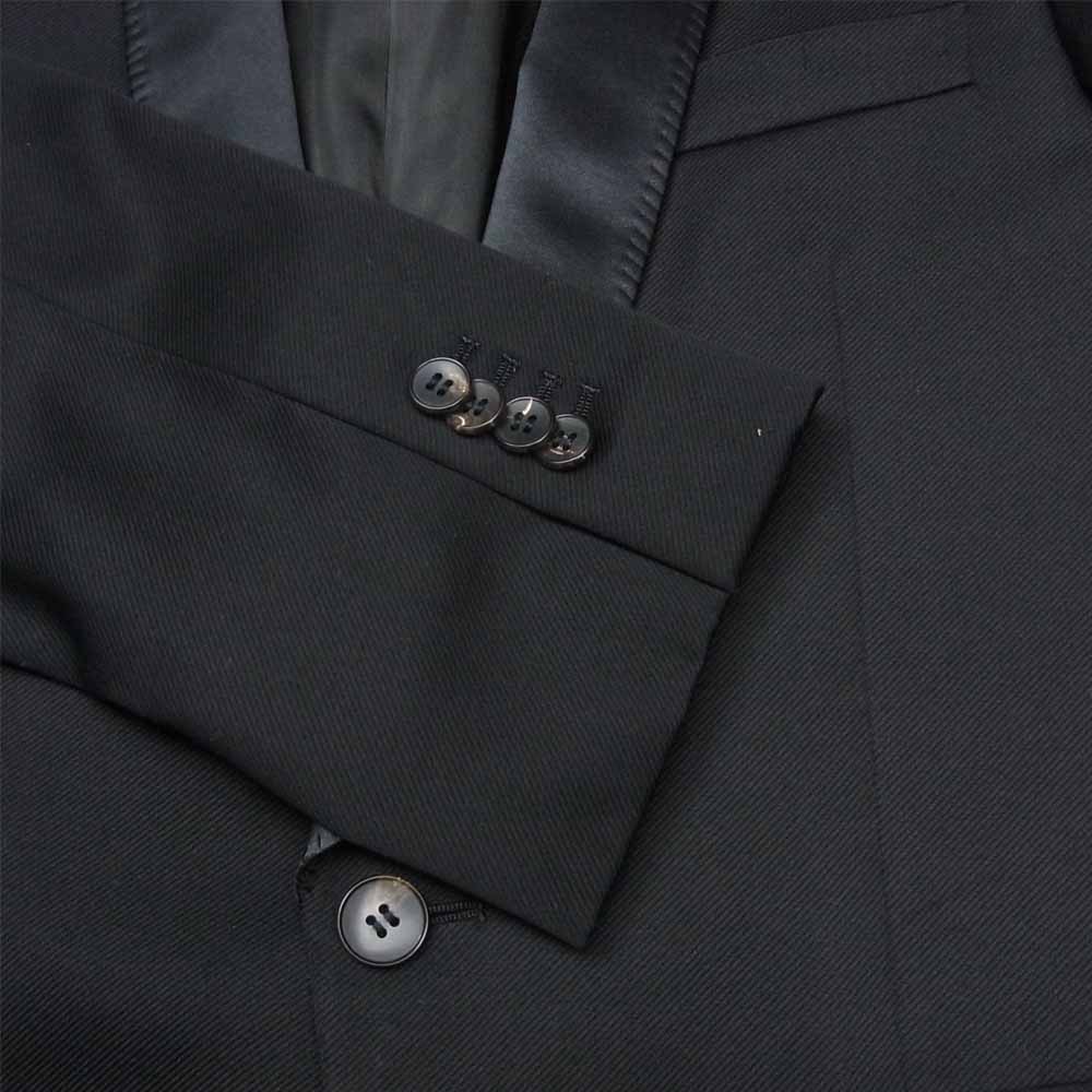 theory セオリー 02-7404004 ラペル 切替 1B タキシード ジャケット 中国製 ブラック系 36【中古】