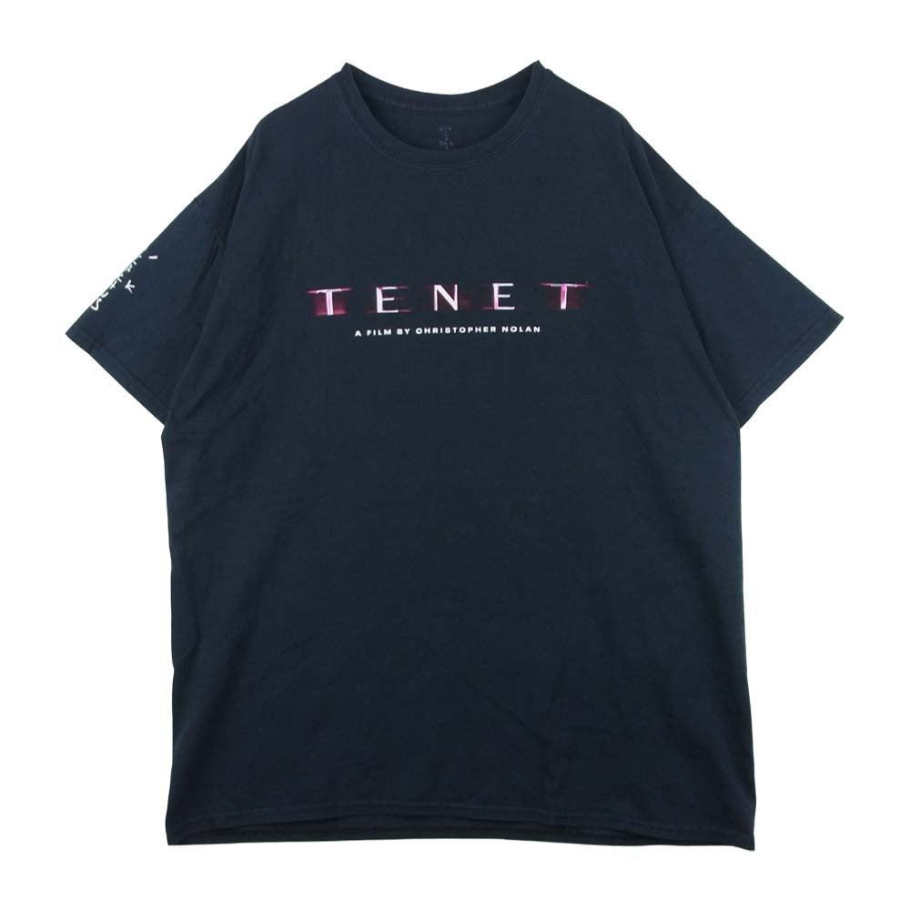 カクタスジャック TRAVIS SCOTT FOR TENET T-SHIRT トラヴィス スコット プリント 半袖 Tシャツ ブラック系 L【中古】