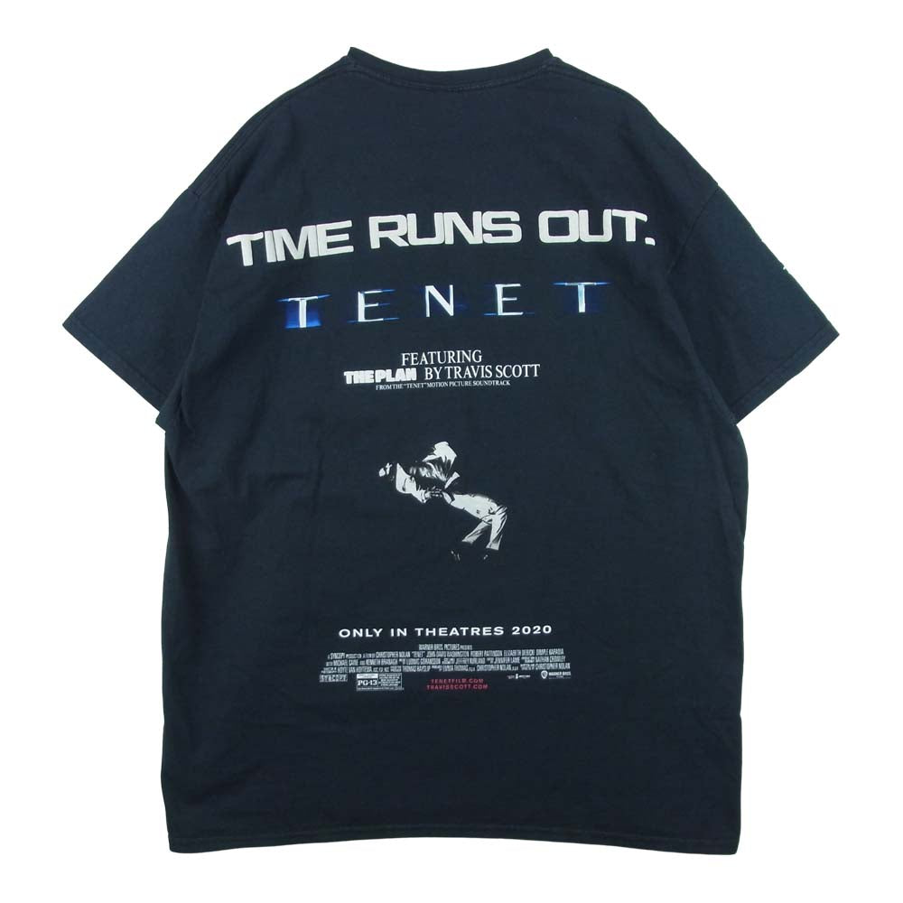 カクタスジャック TRAVIS SCOTT FOR TENET T-SHIRT トラヴィス スコット プリント 半袖 Tシャツ ブラック系 L【中古】