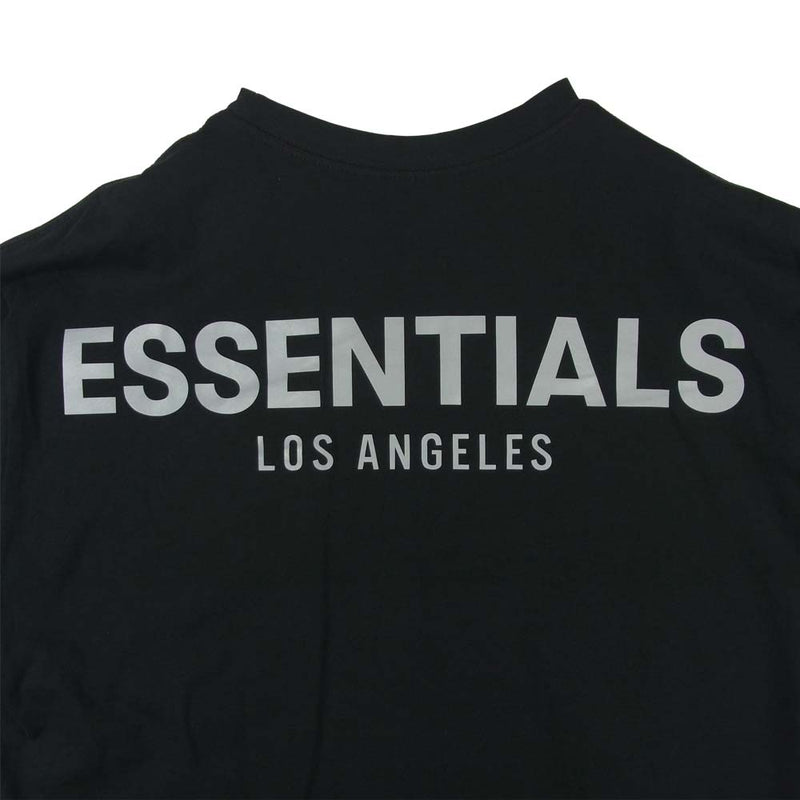 fear of god essentials Tシャツ 黒 L ブラック - Tシャツ/カットソー ...