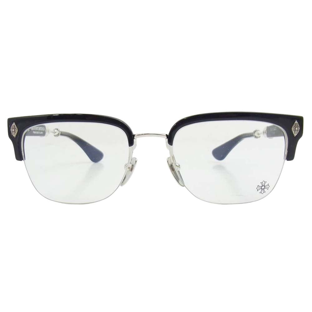 CHROME HEARTS クロムハーツ（原本無） EVAGILIST ダガー アイウェア 眼鏡 ブラック系【中古】
