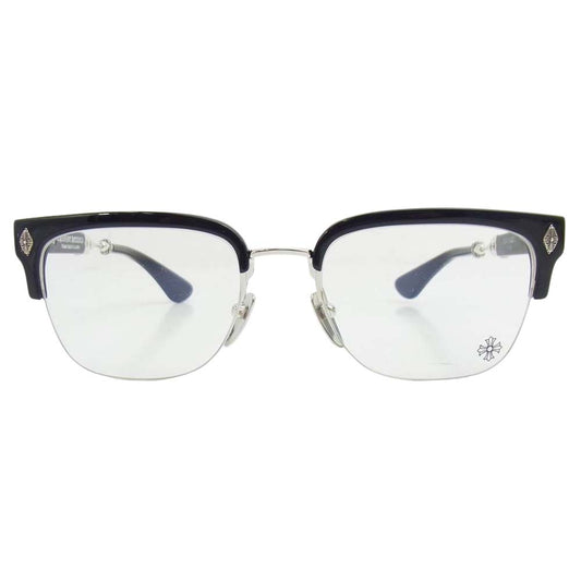 CHROME HEARTS クロムハーツ（原本無） EVAGILIST ダガー アイウェア 眼鏡 ブラック系【中古】