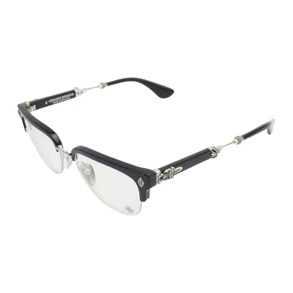 CHROME HEARTS クロムハーツ（原本無） EVAGILIST ダガー アイウェア 眼鏡 ブラック系【中古】