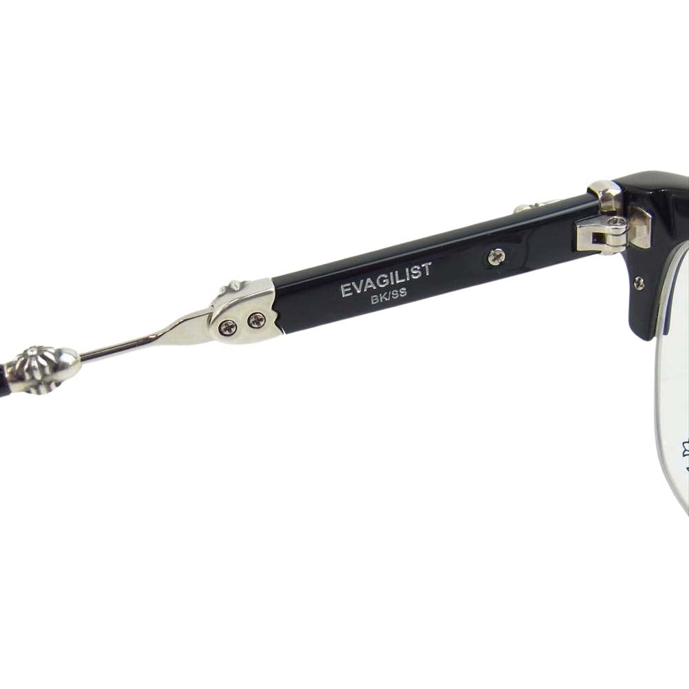 CHROME HEARTS クロムハーツ（原本無） EVAGILIST ダガー アイウェア 眼鏡 ブラック系【中古】