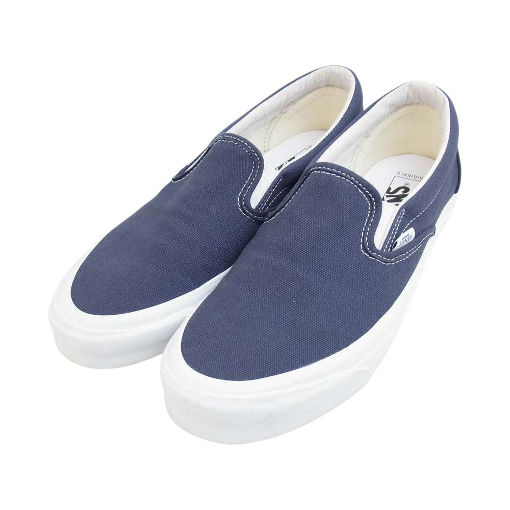 VANS バンズ VAULT SLIP-ON ボルト スリッポン スニーカー ネイビー系 27cm【中古】