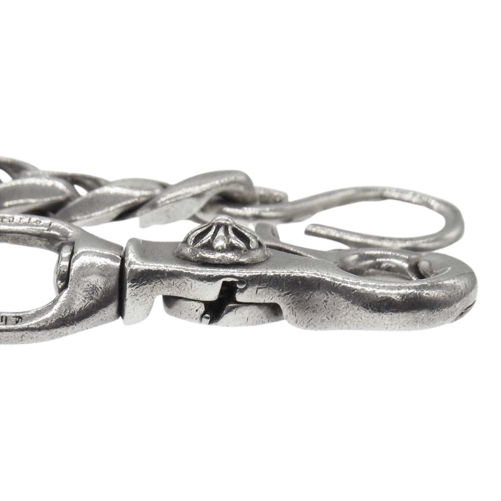 CHROME HEARTS クロムハーツ（原本無） 1クリップ ショート クラシック ウォレットチェーン シルバー系【中古】