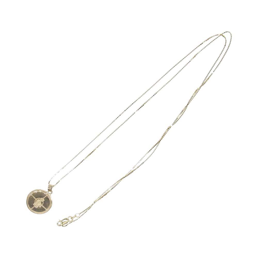 Supreme シュプリーム × UNDERCOVER Public Enemy 18SS 14K Gold Pendant アンダーカバー パブリックエネミー ネックレス【中古】