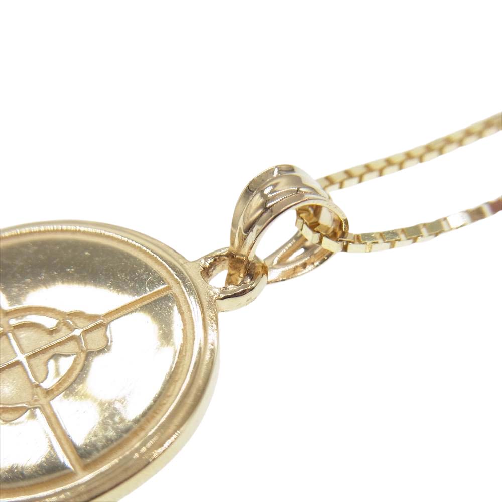 Supreme シュプリーム × UNDERCOVER Public Enemy 18SS 14K Gold Pendant アンダーカバー パブリックエネミー ネックレス【中古】