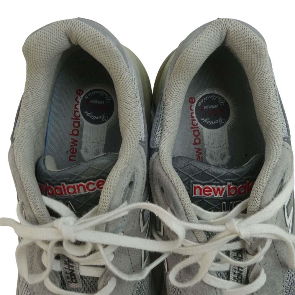 NEW BALANCE ニューバランス M990GL3 USA製 ローカット スニーカー 9 1/2【中古】