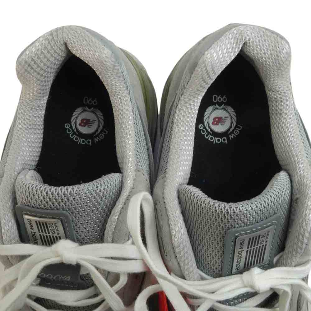 NEW BALANCE ニューバランス M990GL4 USA製 ローカット スニーカー 27.5【美品】【中古】