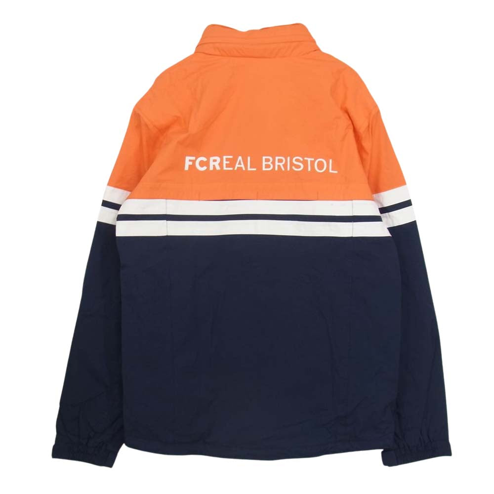 F.C.R.B. エフシーアールビー 416743-450 NIKE ナイキ ナイロン ジップアップ ジャケット オレンジ系 S【中古】
