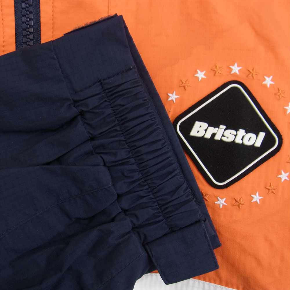 F.C.R.B. エフシーアールビー 416743-450 NIKE ナイキ ナイロン ジップアップ ジャケット オレンジ系 S【中古】