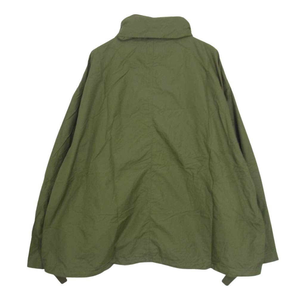 MARMOT マーモット TOMP JK02BB × BEAMS ビームス ショート ワイド モッズ ミリタリー ナイロン ジャケット カーキ系 S【中古】