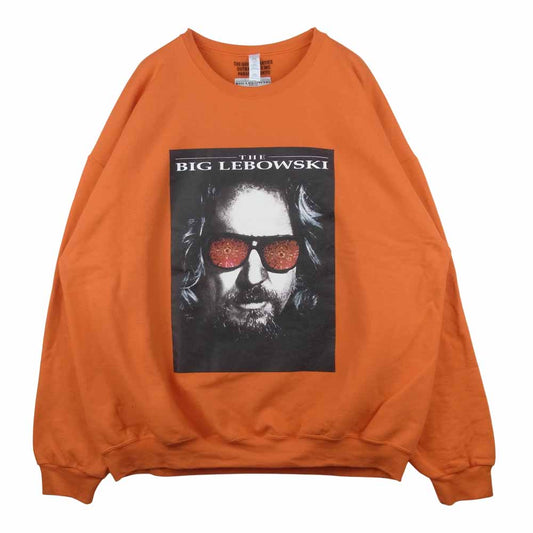 WACKO MARIA ワコマリア THE BIG LEBOWSKI CREW NECK SWEAT SHIRT スウェット トレーナー オレンジ系 2XL【中古】