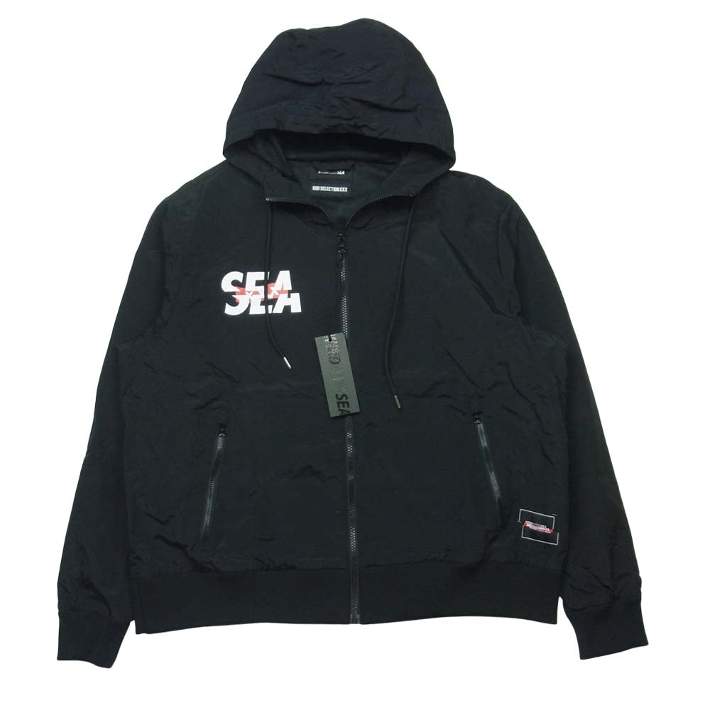 WIND AND SEA ウィンダンシー WDS-XXX-SP-01 XXX Nylon Parka ゴッド セレクション トリプル エックス ナイロン パーカー ジャケット ブラック系 S【新古品】【未使用】【中古】