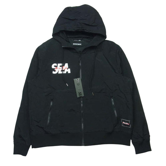 WIND AND SEA ウィンダンシー WDS-XXX-SP-01 XXX Nylon Parka ゴッド セレクション トリプル エックス ナイロン パーカー ジャケット ブラック系 S【新古品】【未使用】【中古】