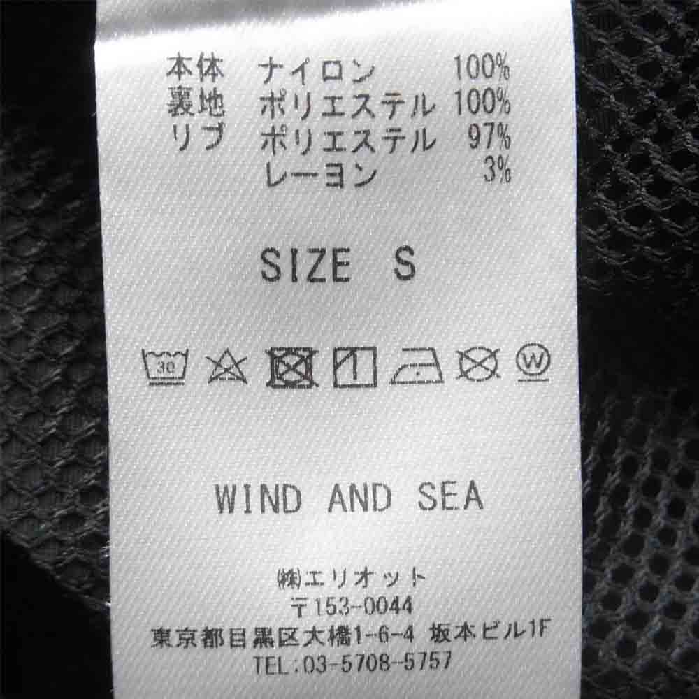 WIND AND SEA ウィンダンシー WDS-XXX-SP-01 XXX Nylon Parka ゴッド セレクション トリプル エックス ナイロン パーカー ジャケット ブラック系 S【新古品】【未使用】【中古】