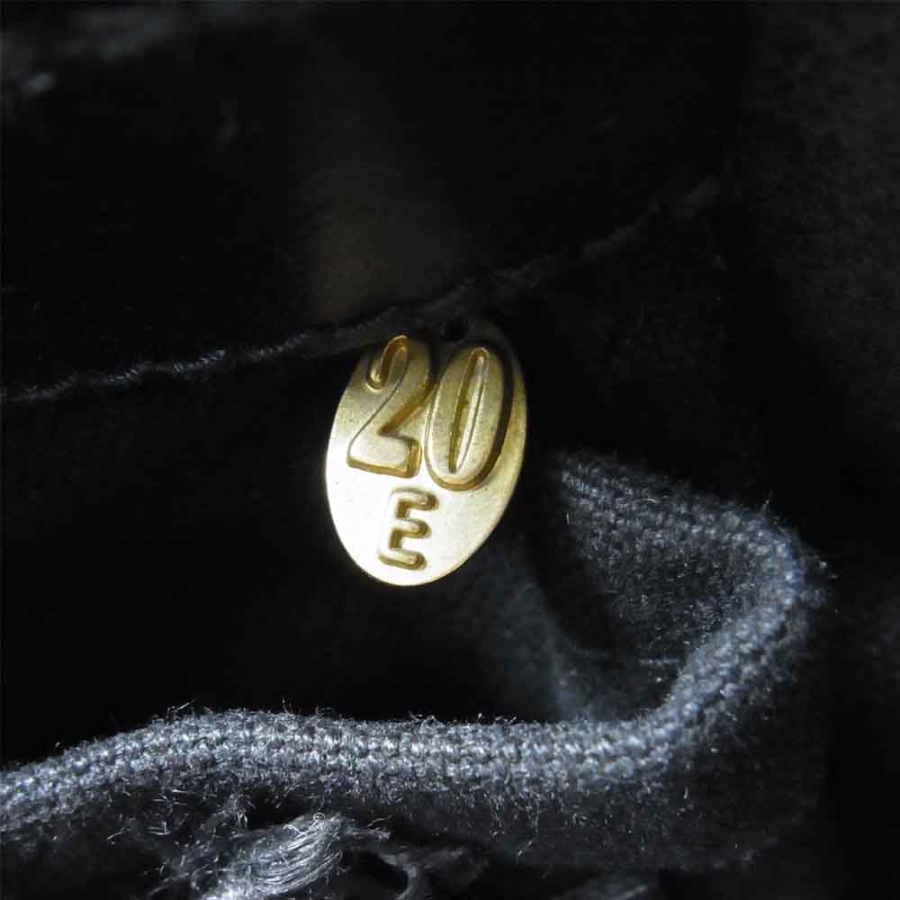 エバゴス 19AW ミニ どんぐり モチアルク ヤマコトバ オイルショルダー 紅籐 かごバッグ ブラック系【中古】