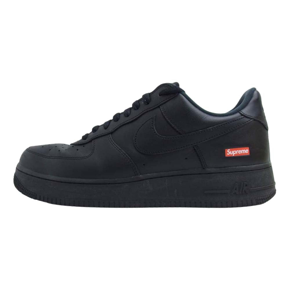 Supreme シュプリーム CU9225-001 NIKE AIR FORCE 1 LOW BLACK  ナイキ エア フォースワン ブラック 9.5【中古】