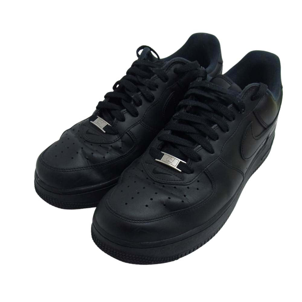 Supreme シュプリーム CU9225-001 NIKE AIR FORCE 1 LOW BLACK  ナイキ エア フォースワン ブラック 9.5【中古】
