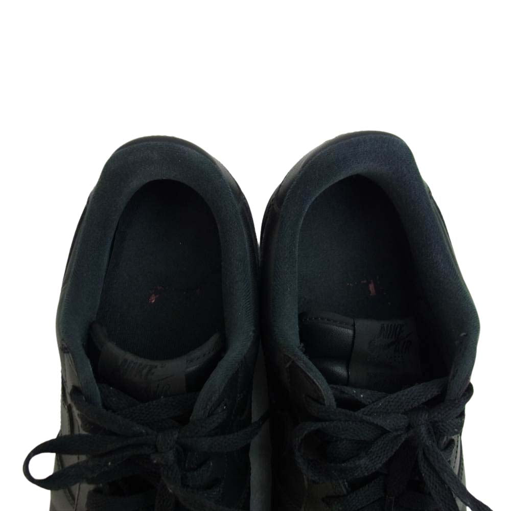 Supreme シュプリーム CU9225-001 NIKE AIR FORCE 1 LOW BLACK  ナイキ エア フォースワン ブラック 9.5【中古】