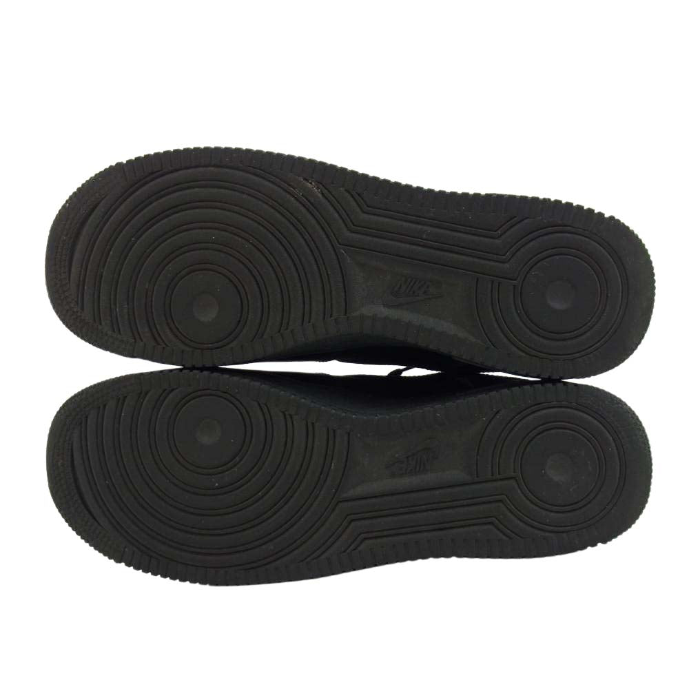 Supreme シュプリーム CU9225-001 NIKE AIR FORCE 1 LOW BLACK  ナイキ エア フォースワン ブラック 9.5【中古】