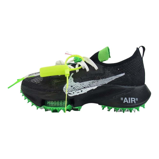 NIKE ナイキ CV0697-001 OFF-WHITE AIR ZOOM TEMPO NEXT% オフホワイト エア ズーム テンポ ネクスト スニーカー ブラック系 27.5㎝【新古品】【未使用】【中古】