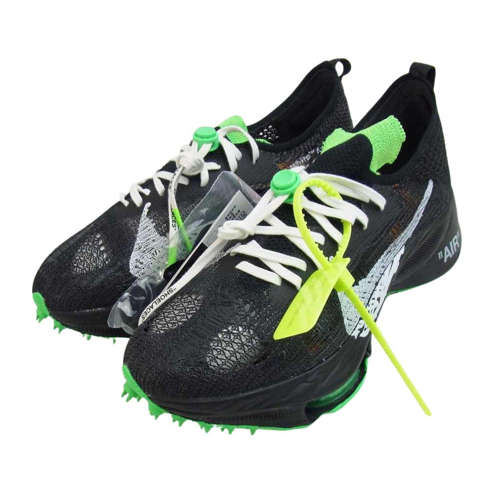 NIKE ナイキ CV0697-001 OFF-WHITE AIR ZOOM TEMPO NEXT% オフホワイト エア ズーム テンポ ネクスト スニーカー ブラック系 27.5㎝【新古品】【未使用】【中古】