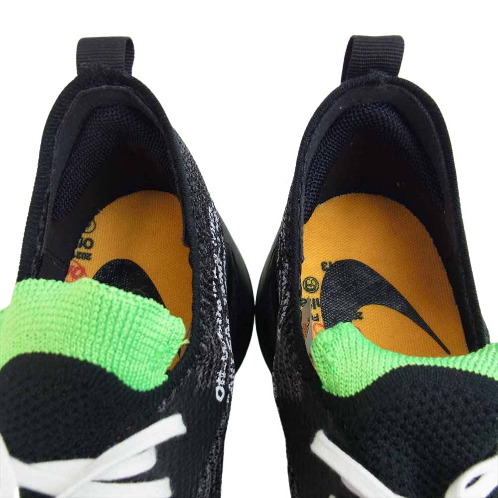 NIKE ナイキ CV0697-001 OFF-WHITE AIR ZOOM TEMPO NEXT% オフホワイト エア ズーム テンポ ネクスト スニーカー ブラック系 27.5㎝【新古品】【未使用】【中古】