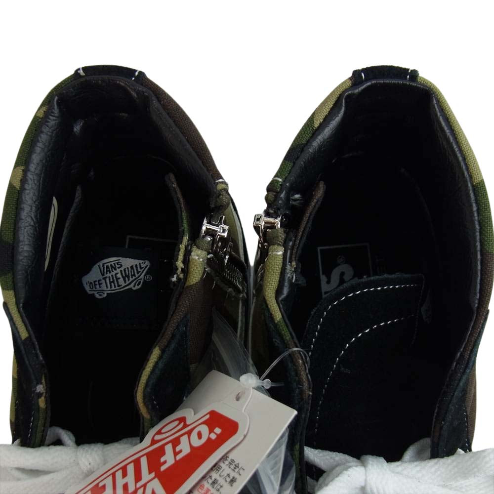 VANS バンズ SOPHNET CLASSIC CAMOUFLAGE PACK SK8-HI ソフネット スニーカー 迷彩 29cm【新古品】【未使用】【中古】