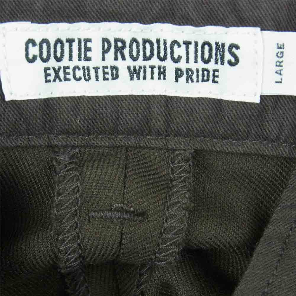 COOTIE クーティー トラウザー パンツ ポリエステル レーヨン 日本製 ブラウン系 L【中古】