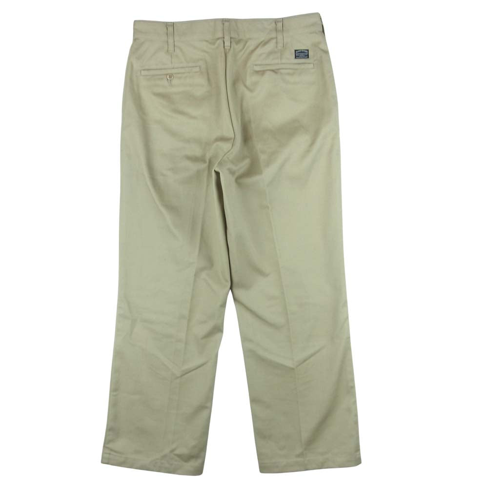 COOTIE クーティー WORK PANTS ワーク パンツ ポリエステル コットン 日本製 ベージュ系 L【中古】