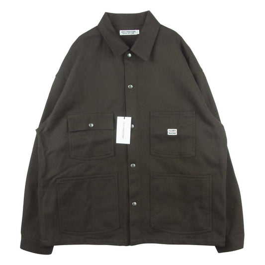 COOTIE クーティー CTE-20A201 GLORY BOUND カバーオール ジャケット コットン 日本製 ブラウン系 L【中古】
