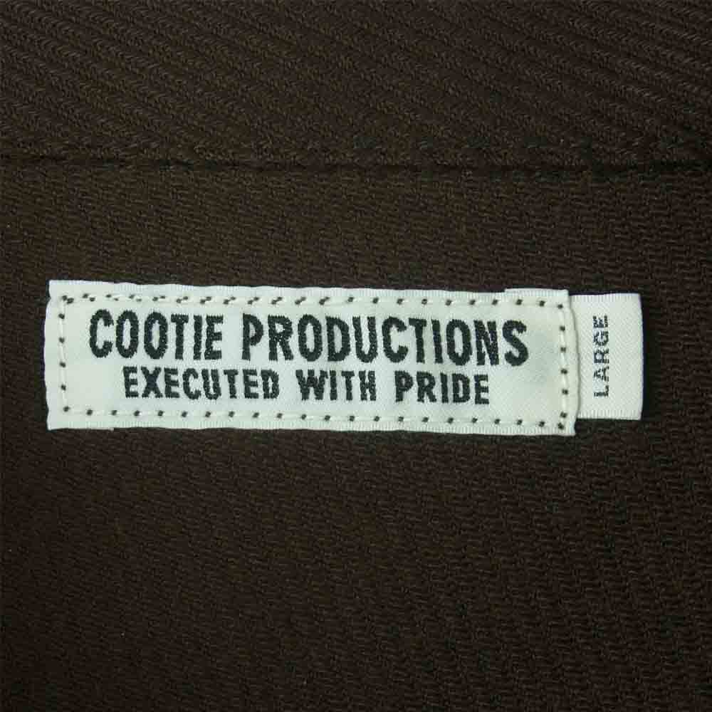 COOTIE クーティー CTE-20A201 GLORY BOUND カバーオール ジャケット コットン 日本製 ブラウン系 L【中古】