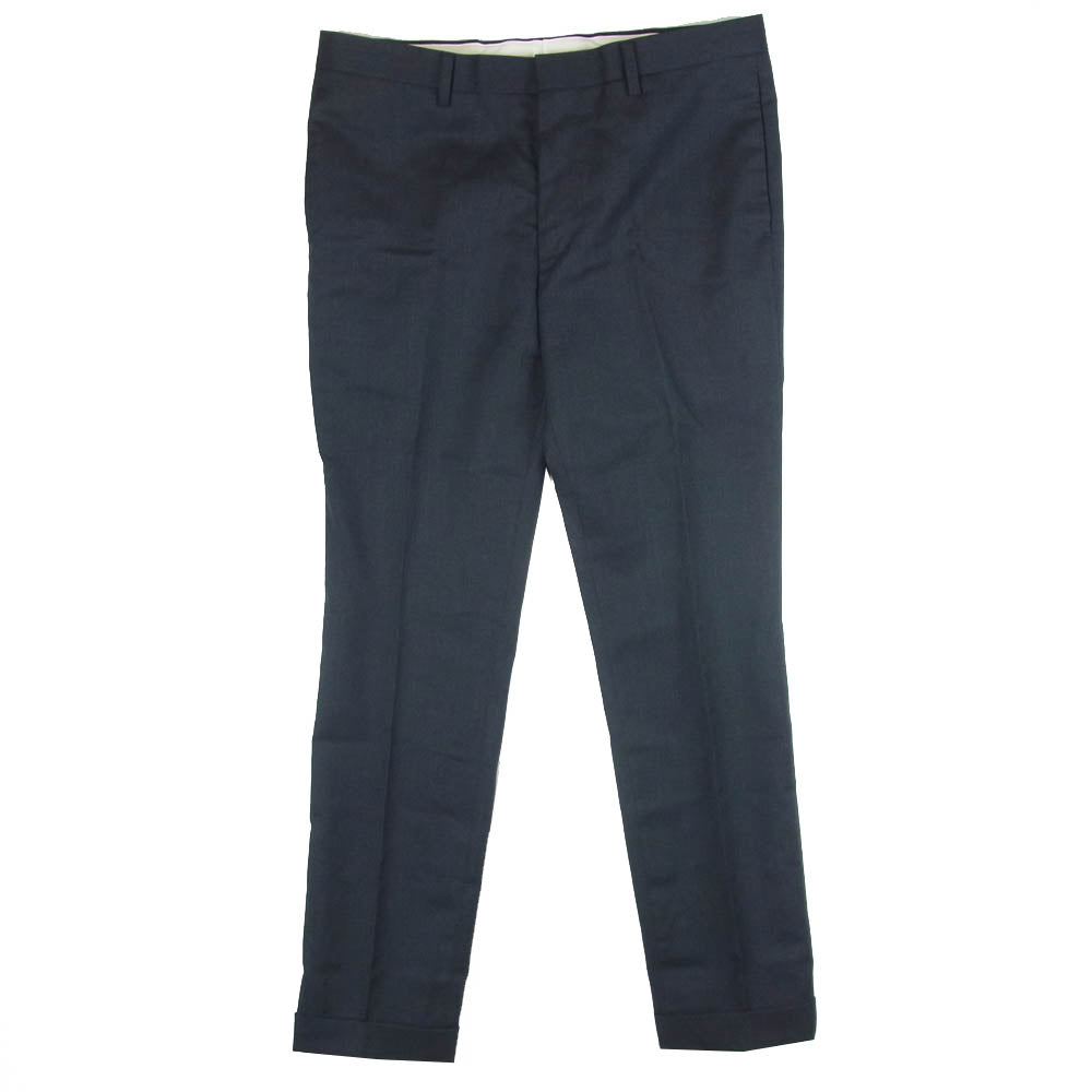 WACKO MARIA ワコマリア ウール スラックス トラウザー パンツ 日本製 グレー系 L【中古】