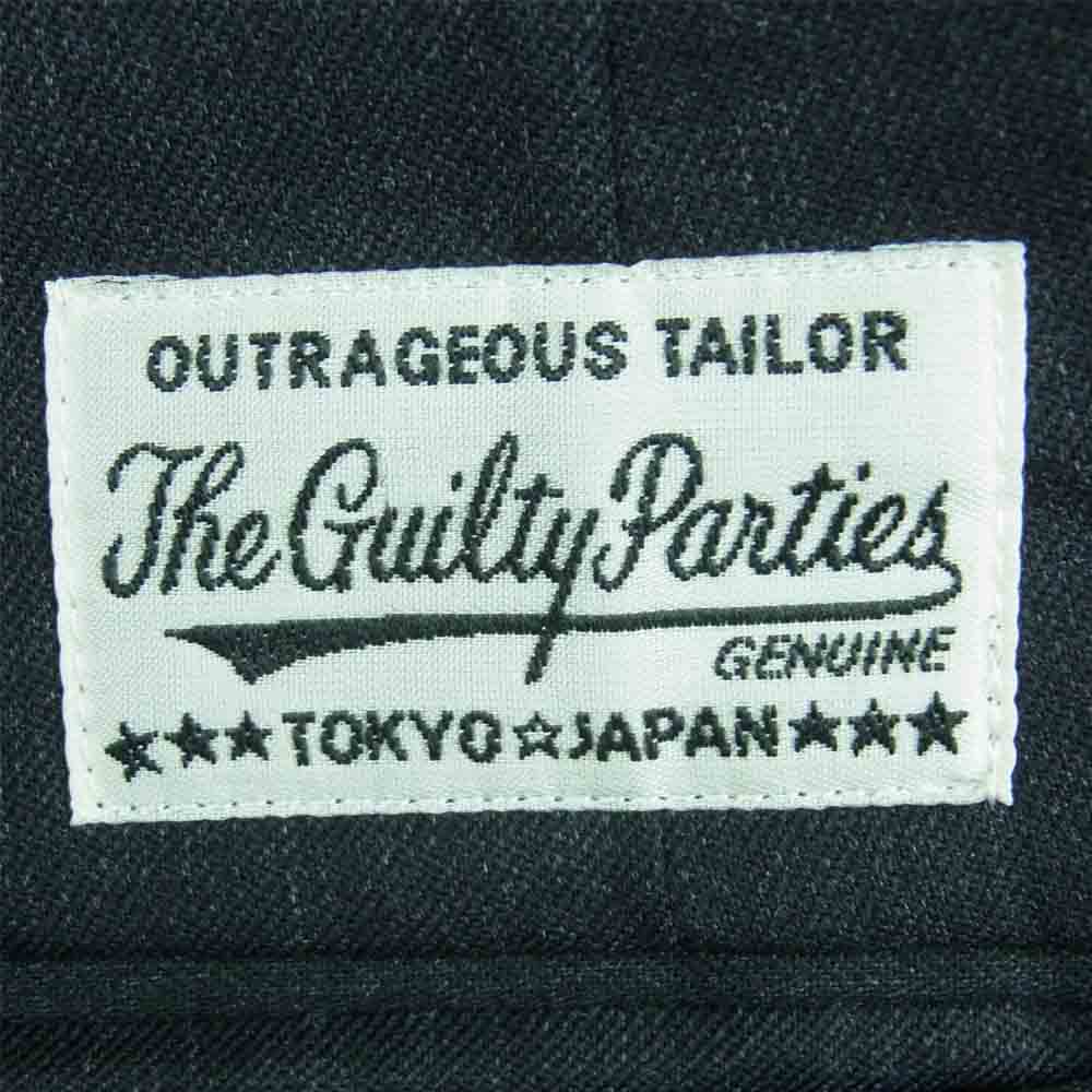 WACKO MARIA ワコマリア ウール スラックス トラウザー パンツ 日本製 グレー系 L【中古】